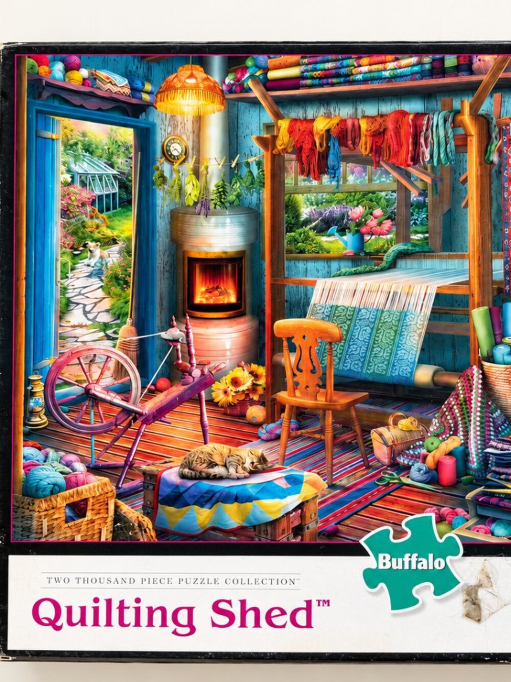 Buffalo Games Quilting Shed 2000-Piece Craft Room Jigsaw Puzzle